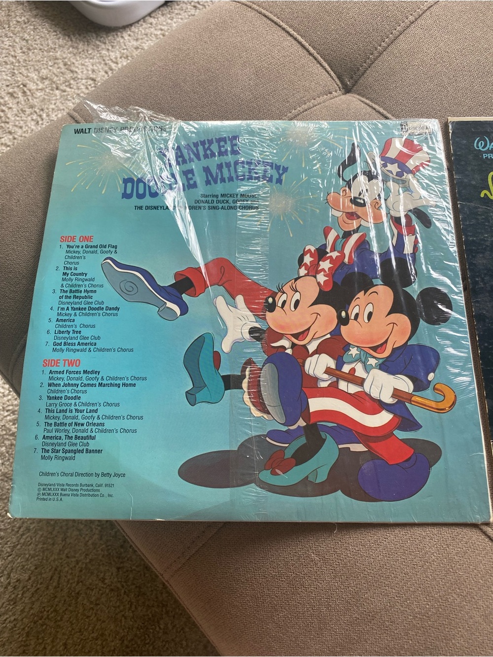 Vintage 1979 Walt Disney Mickey Mouse Vinyl Records - Picture 5 of 7